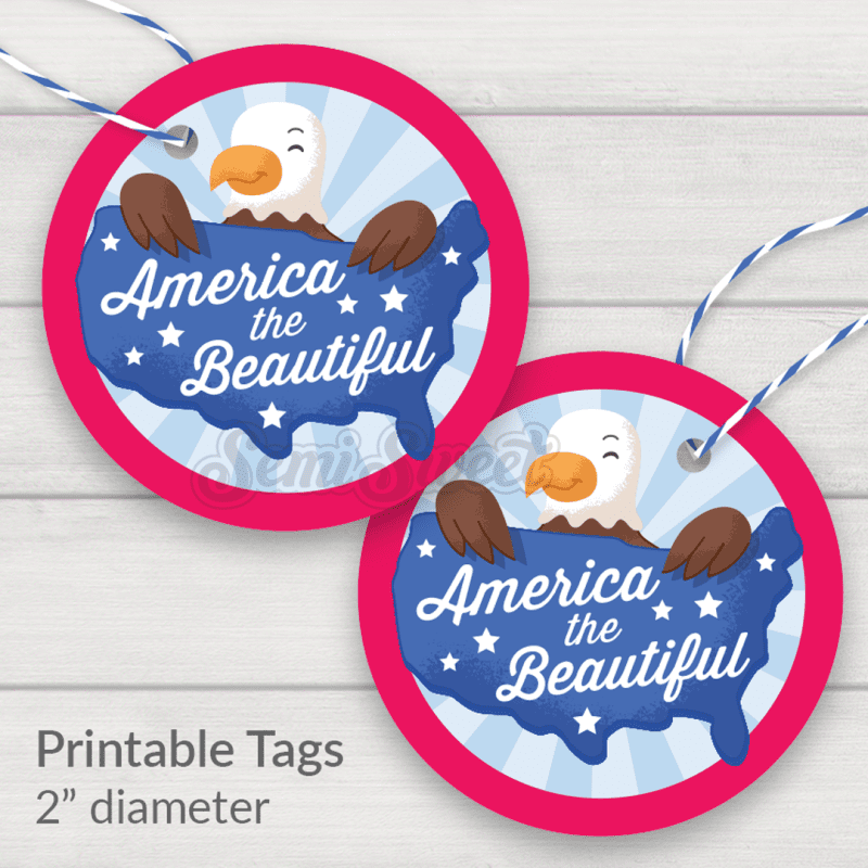 America the Beautiful tags