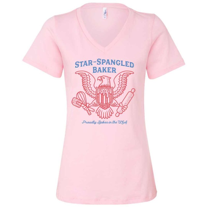 Baker Eagle VNeck Pink