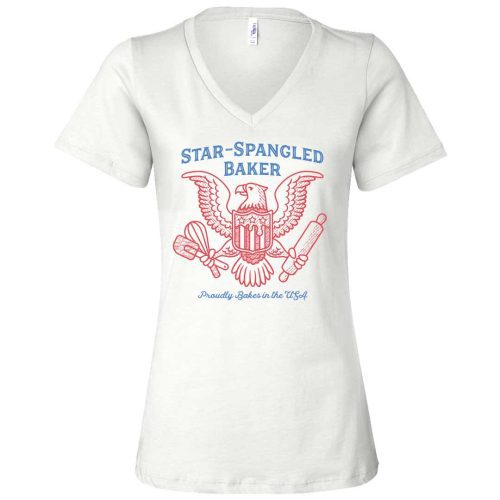 Baker Eagle VNeck White