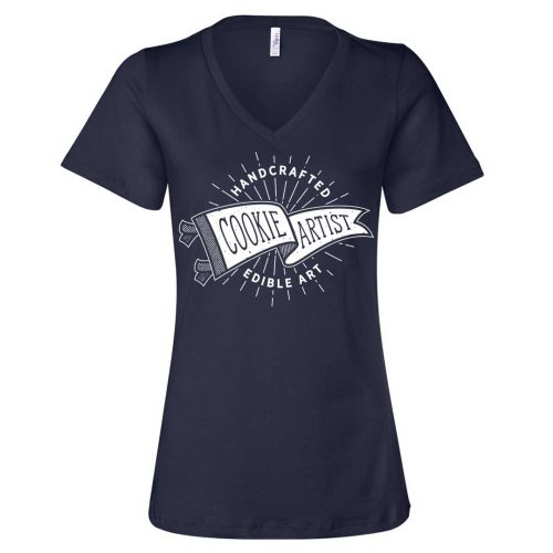 Cookie Artist VNeck Navy