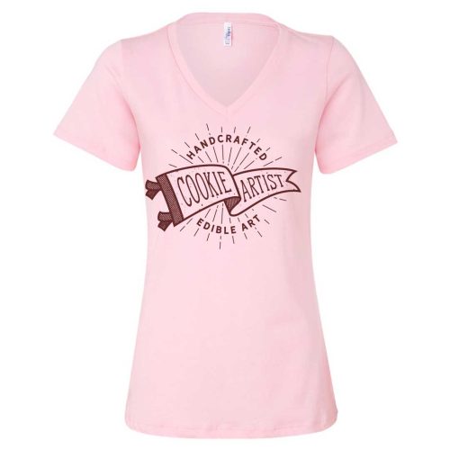 Cookie Artist VNeck Pink