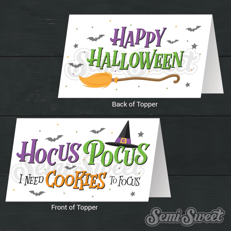 Hocus Pocus Cookies Topper Feature