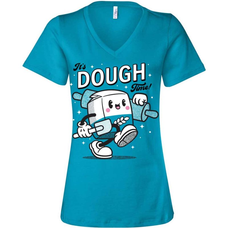 Its Dough Time VNeck Turquoise