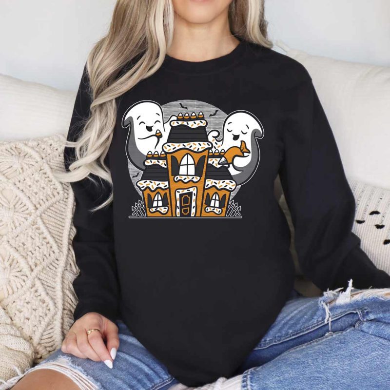 Orange Haunted Ginger House CC6014 Black