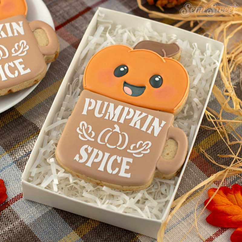 Pumpkin Mug Cookie Set square