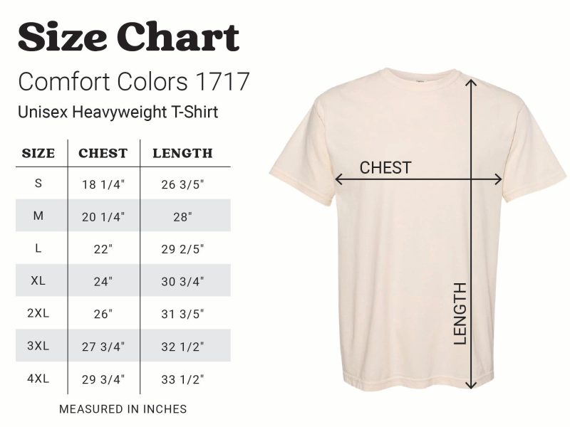 Size Chart CC 1717 Unisex etsy 4ada65a2 5379 4165 ba8a ceb9fecf94d7