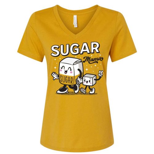 Sugar Mama VNeck Mustard