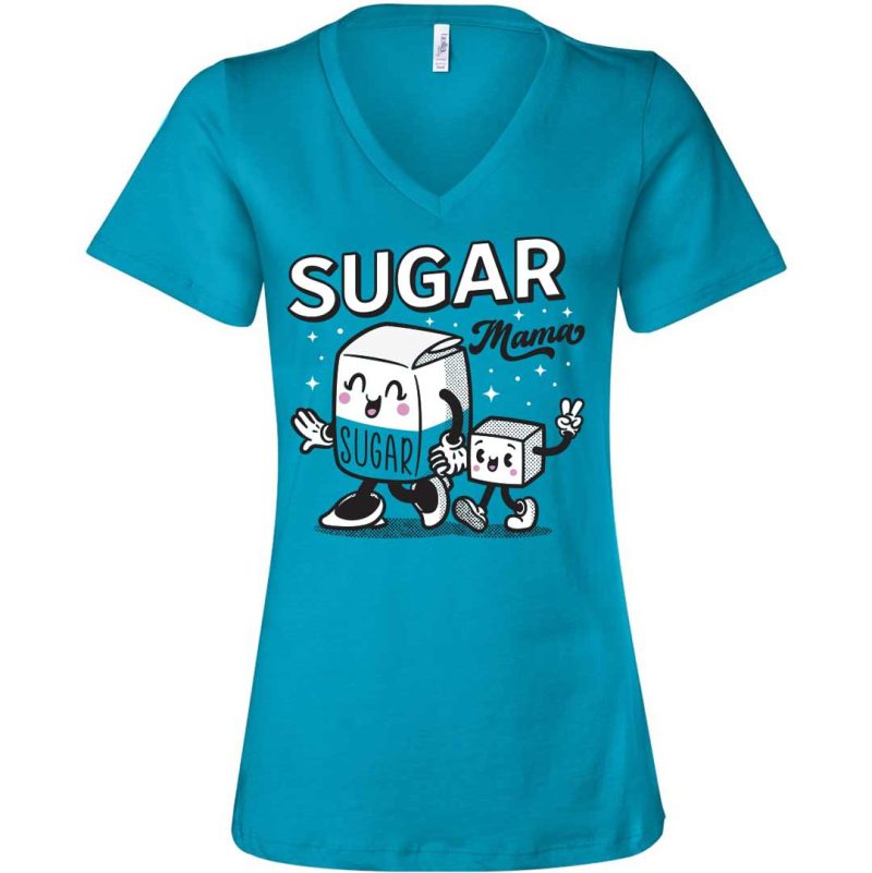 Sugar Mama VNeck Turquoise