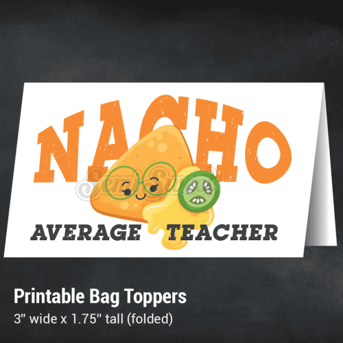 Topper Nacho Teacher Girl