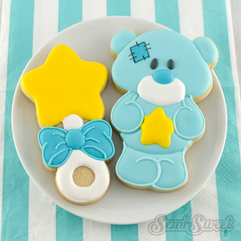 Twinkle Little Star Cookies teddy bear