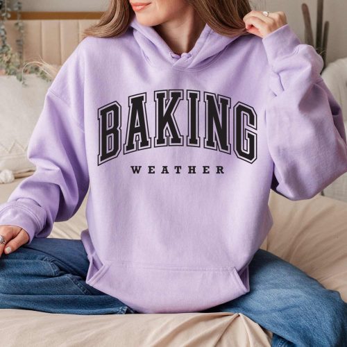 baking weather hoodie orchid black