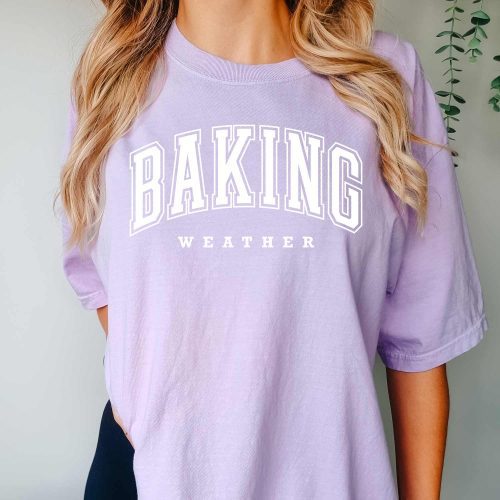 baking weather shirt orchid white