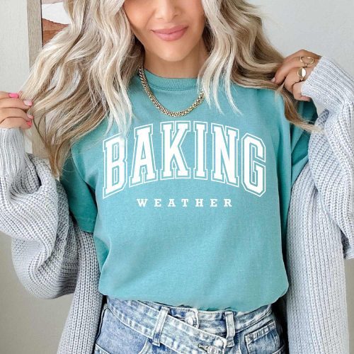 baking weather shirt seafoam white