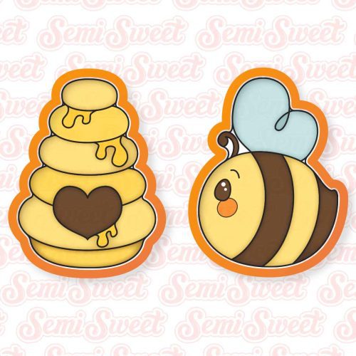 bee platter 2pc