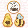 bee & beehive platter cookie cutter set