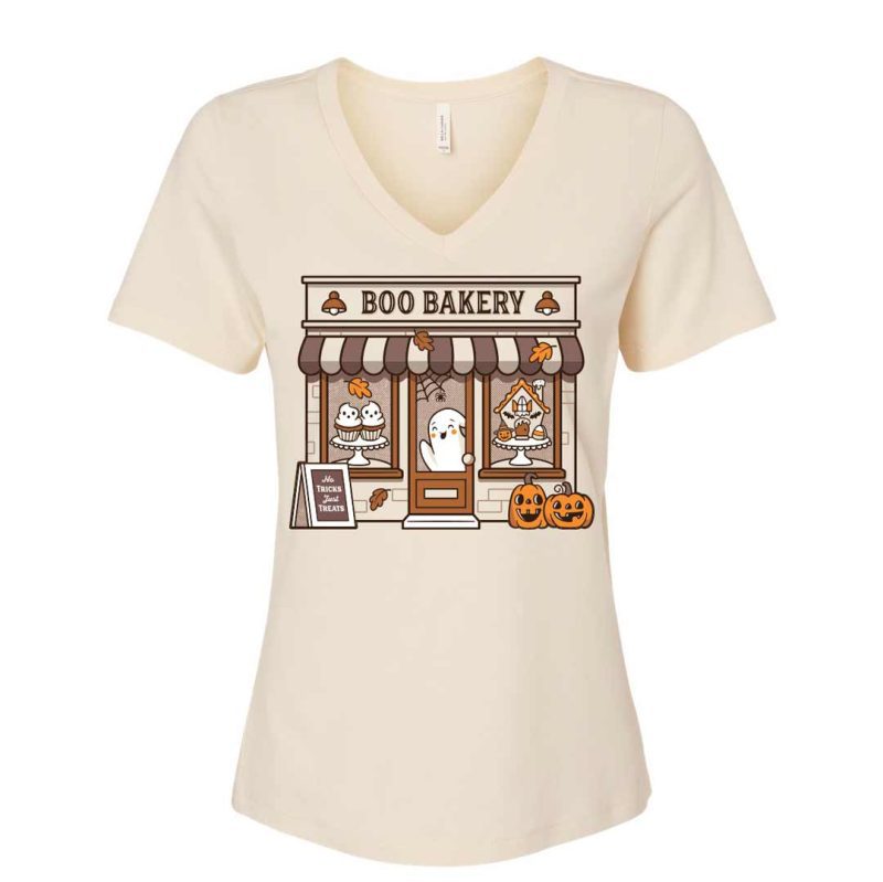 boo bakery storefront vneck natural