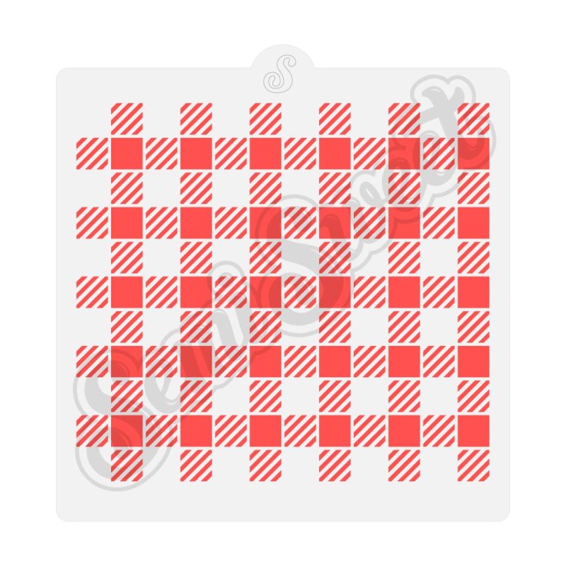 buffalo plaid stencil