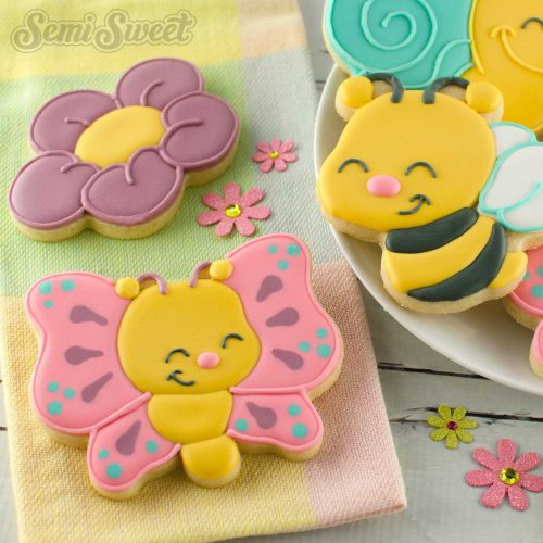 butterfly cookies square