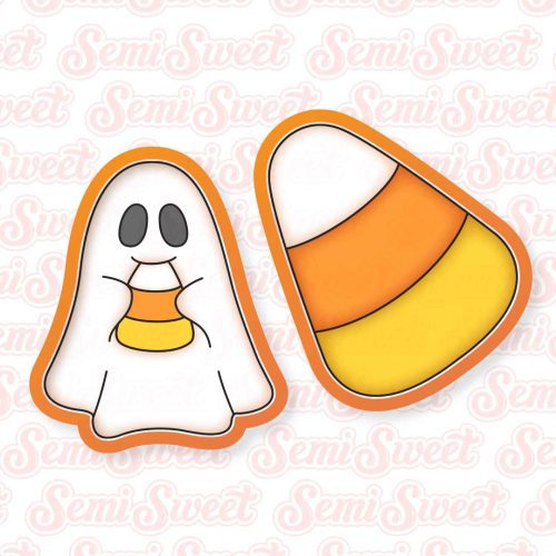 candy corn ghost platter 2 pc cutters