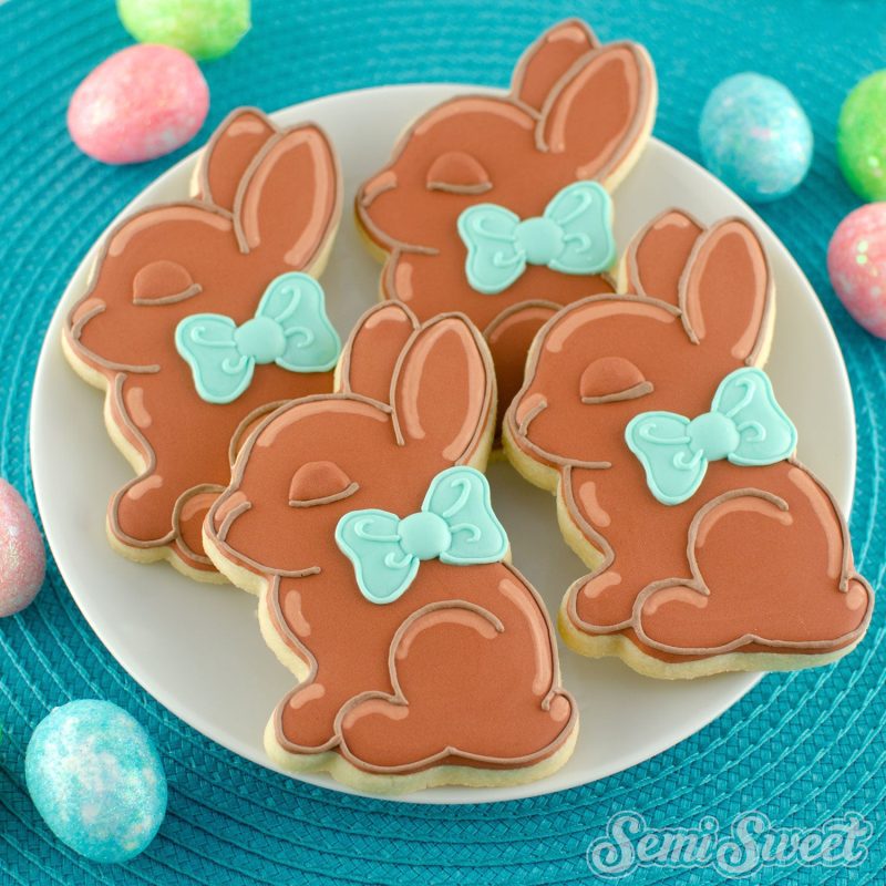 chocolate bunny cookies