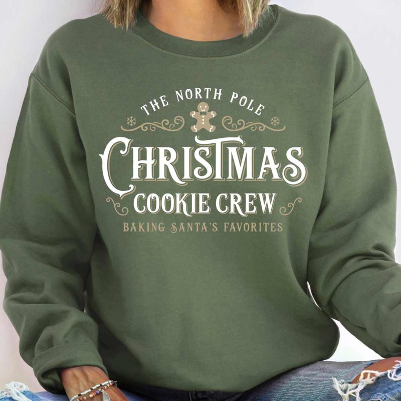 christmas cookie crew G1800 military green