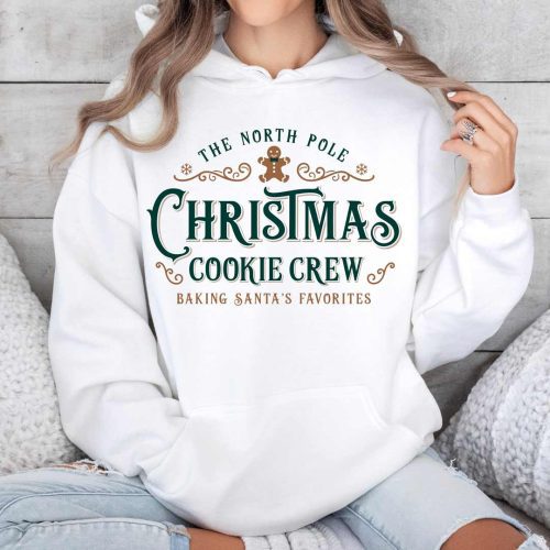 christmas cookie crew G185 white green