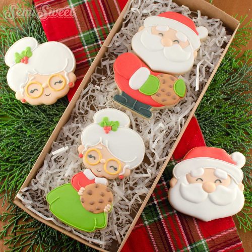 claus cookie couple regular box