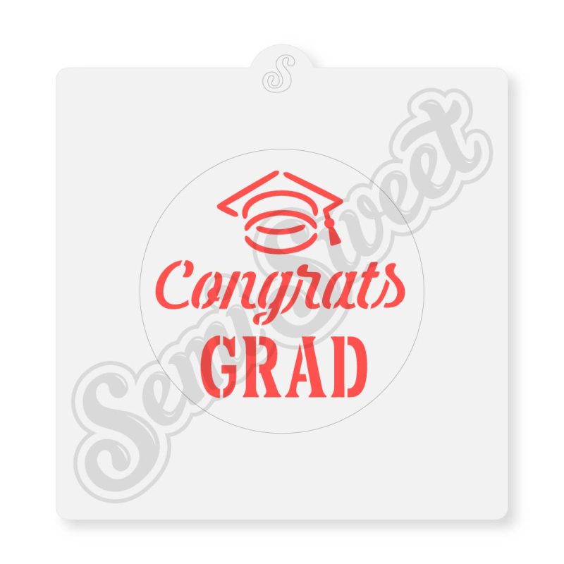 congrats grad stencil