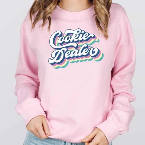 cookie dealer gildan 18000 light pink