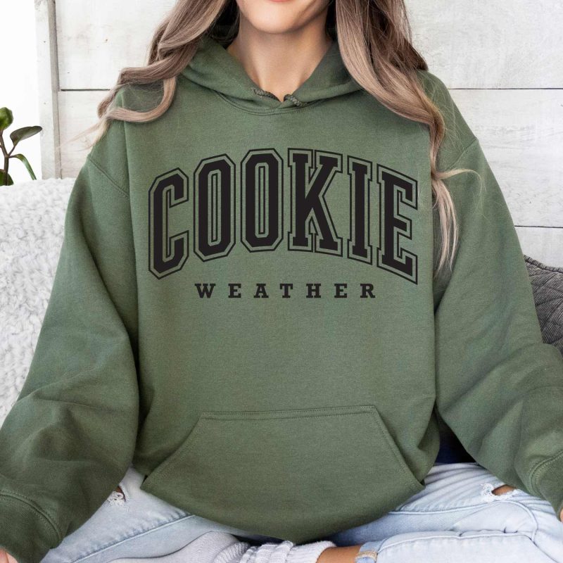 cookie weather hoodie military green black