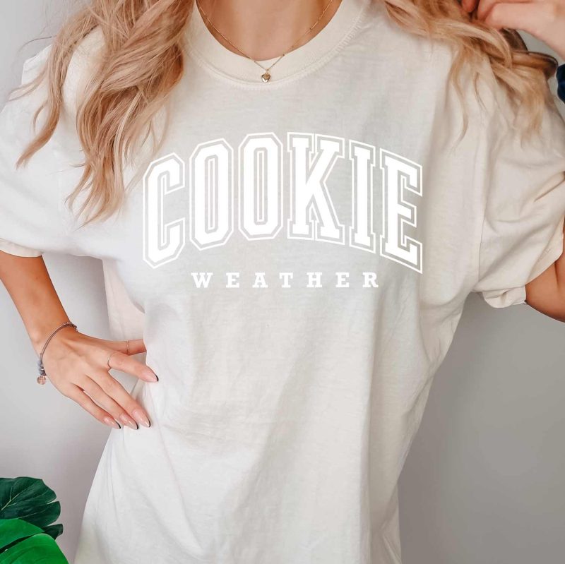 cookie weather shirt ivory white