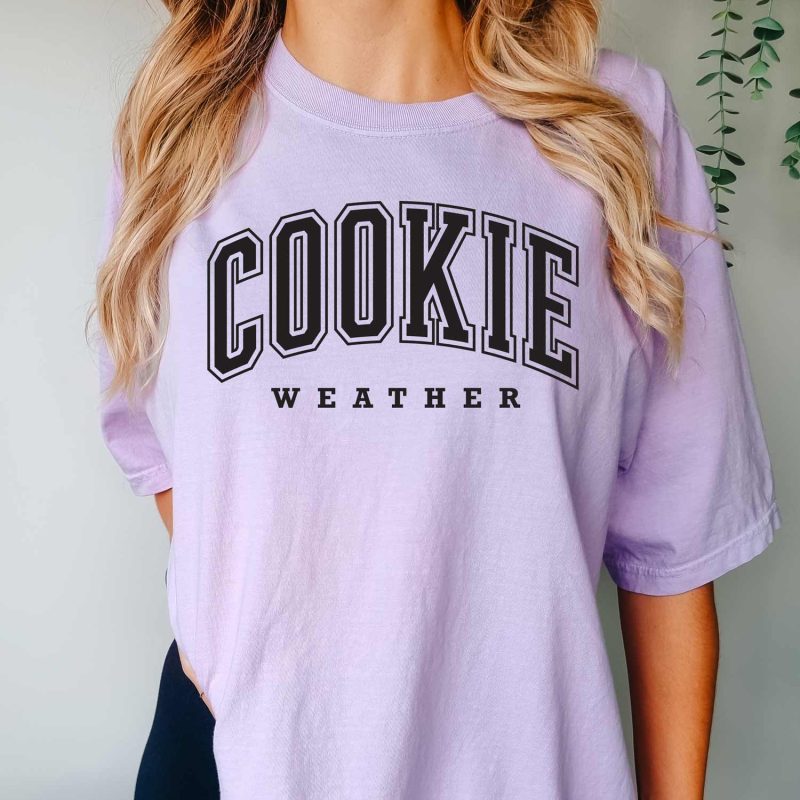 cookie weather shirt orchid black