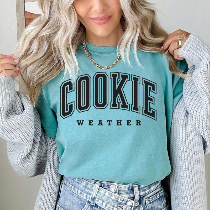 cookie weather shirt seafoam black