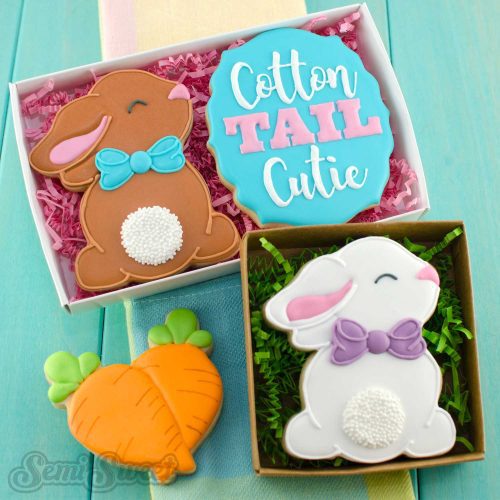 cottontail bunny cookies box