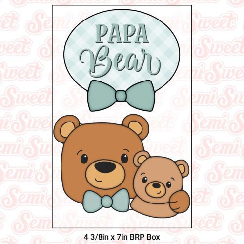 dad bear hug plaque box size