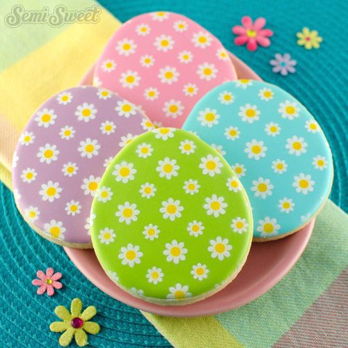 daisy egg cookies