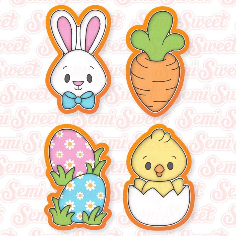 easter 4pc cutters