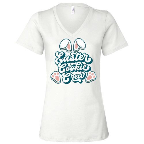 easter cookie crew vneck white