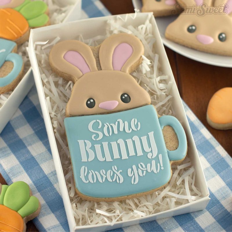 easter bunny mug square