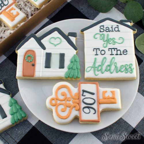 farmhouse housewarming cookies realtor