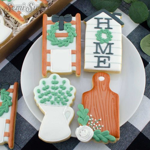 farmhouse housewarming cookies set