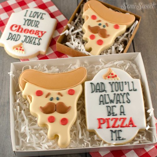 fathers day pizza cookies box