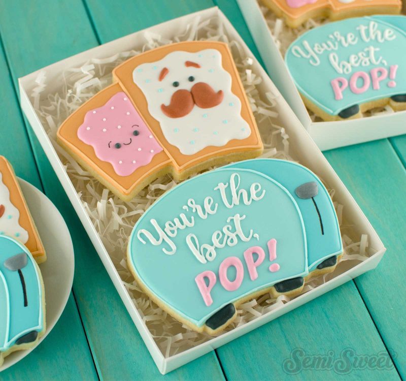 fathers day poptart toaster cookies angle