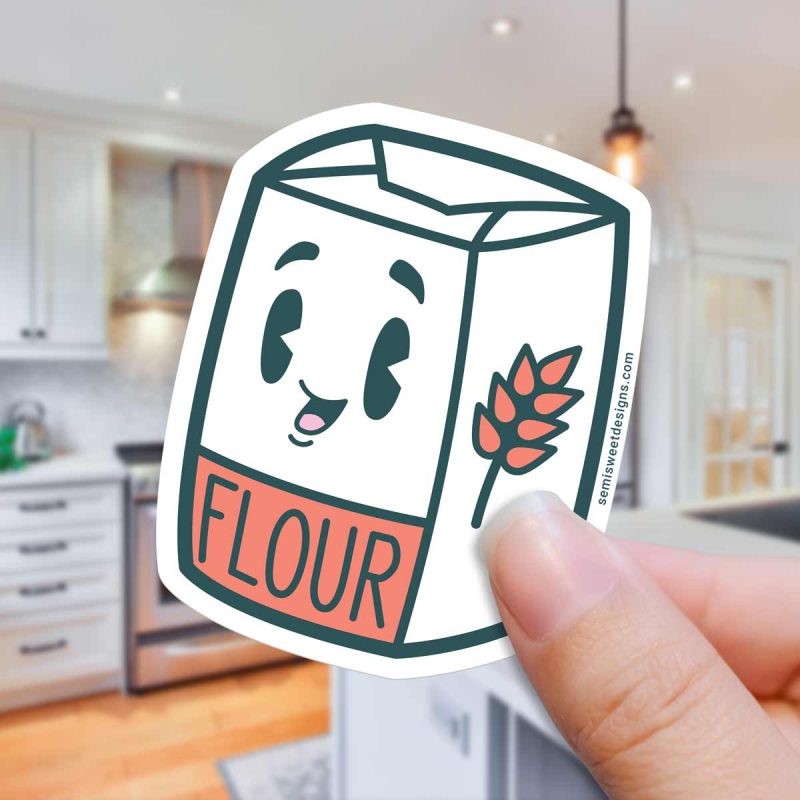 flour sticker kitchen