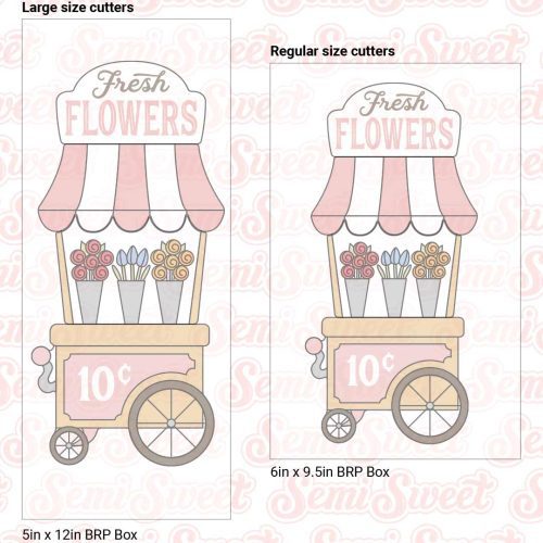 flower cart box sizes