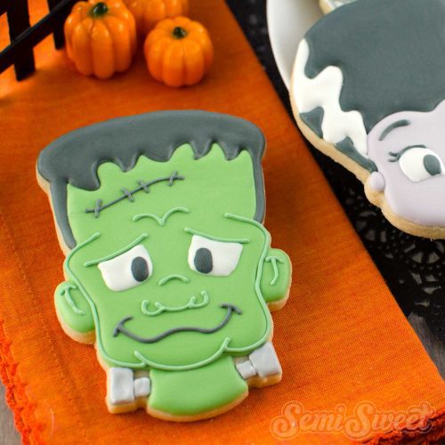 frankenstein cookies square