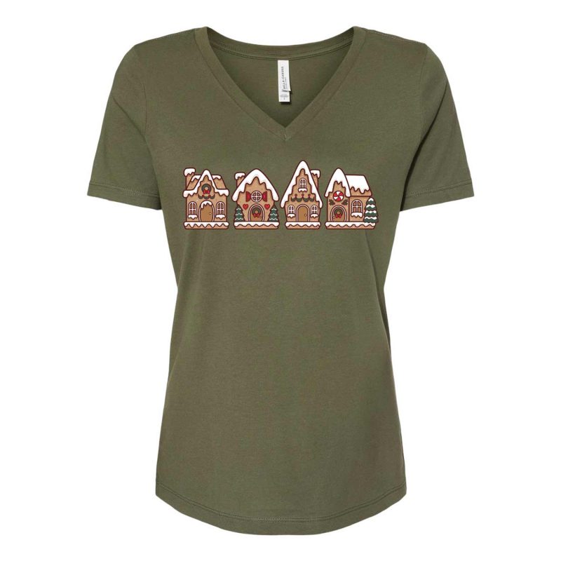 ginger village military vneck