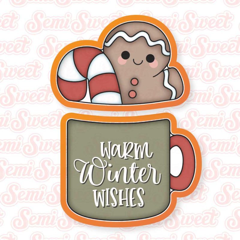 ginger mug topper 2pc