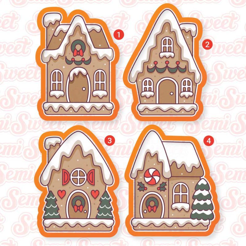 ginger village 4pc cutters