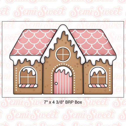 gingerbread house set box